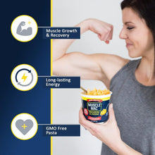 Load image into Gallery viewer, Quick Prep Real Cheese Mac &amp; Cheese - 12 Microwaveable Cups with 20g Protein