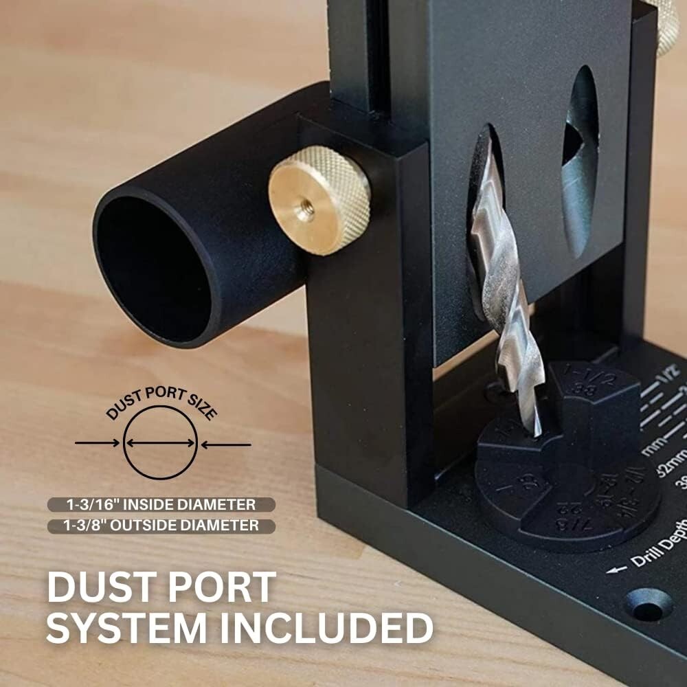 Adjustable Aluminum Pocket Hole Jig Kit M1 - Precision Woodworking Tool