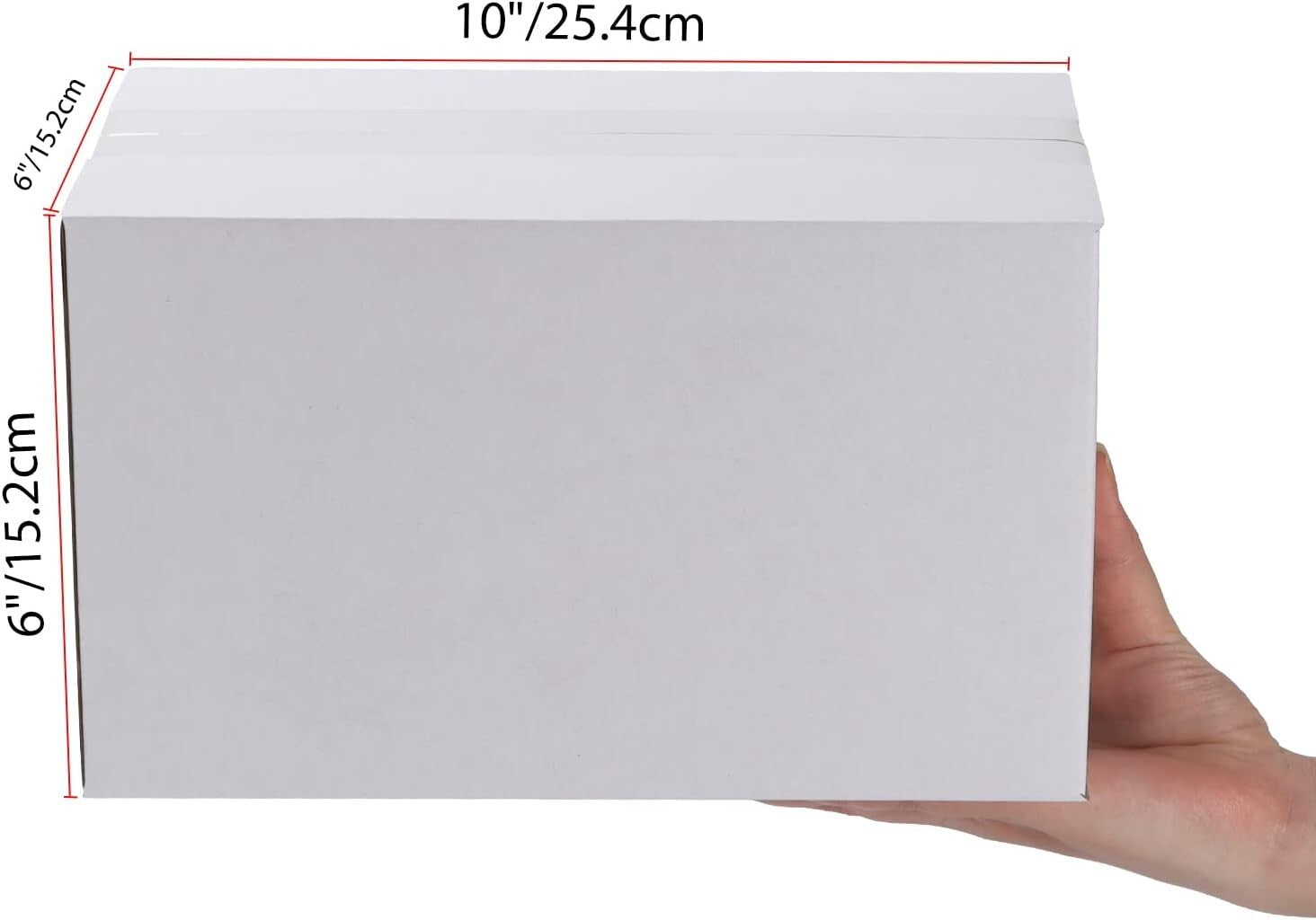 Easy-Assembly 40-Pack 10x6x6 Shipping Boxes - Recyclable Cardboard Solution