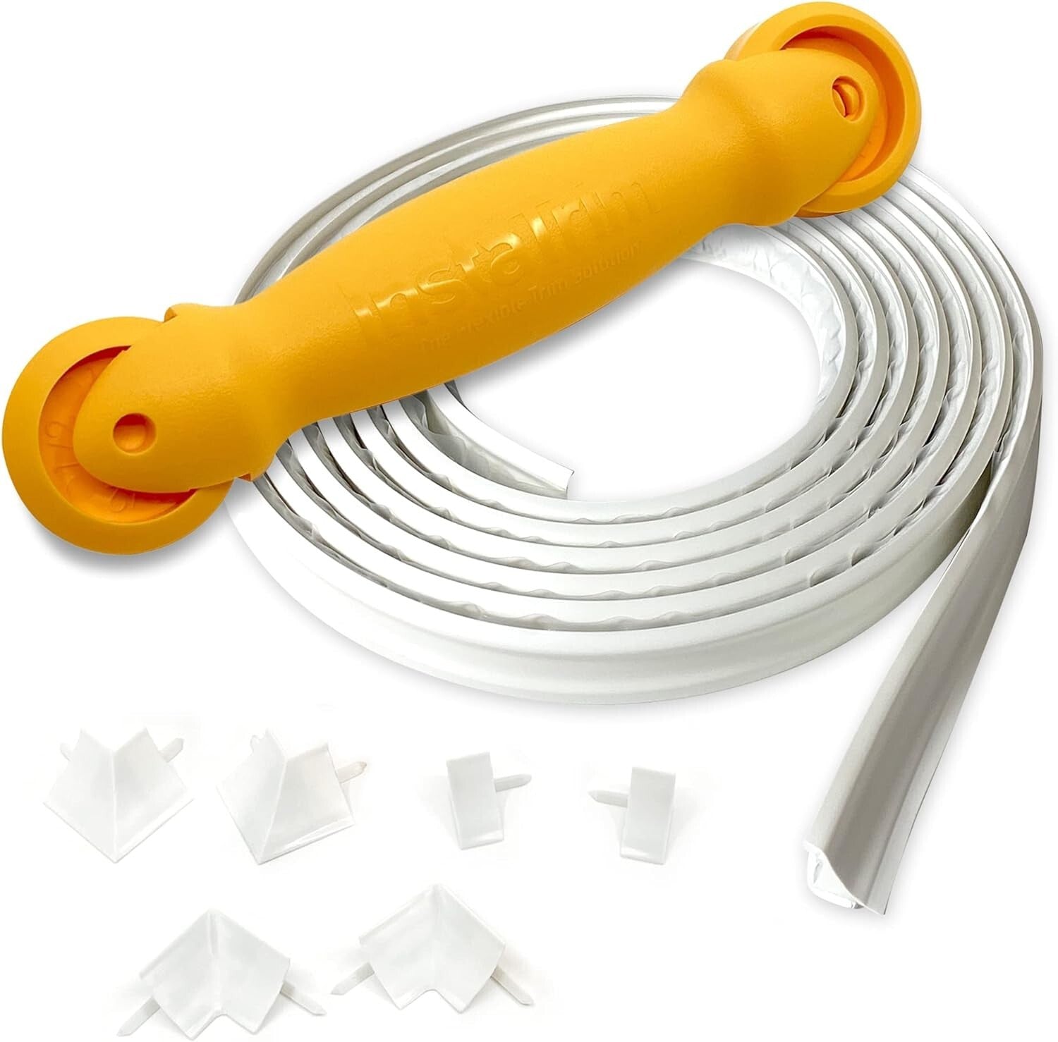 10ft Premium White Caulk Strip Bundle - Mess-Free Application for Home Projects
