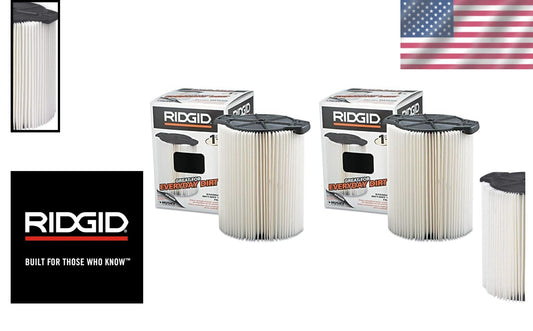 Reusable VF4000 Wet/Dry Vacuum Standard Filters - Extra-Large Surface Area