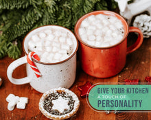 Load image into Gallery viewer, Charming Speckled Mugs - 14 oz Set of 6 for Coffee, Tea &amp; Rustic Enjoyment