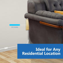 Load image into Gallery viewer, Sleek Gold Outlet Extender 3 Receptacles with Long 8ft Cord &amp; Surge Protection