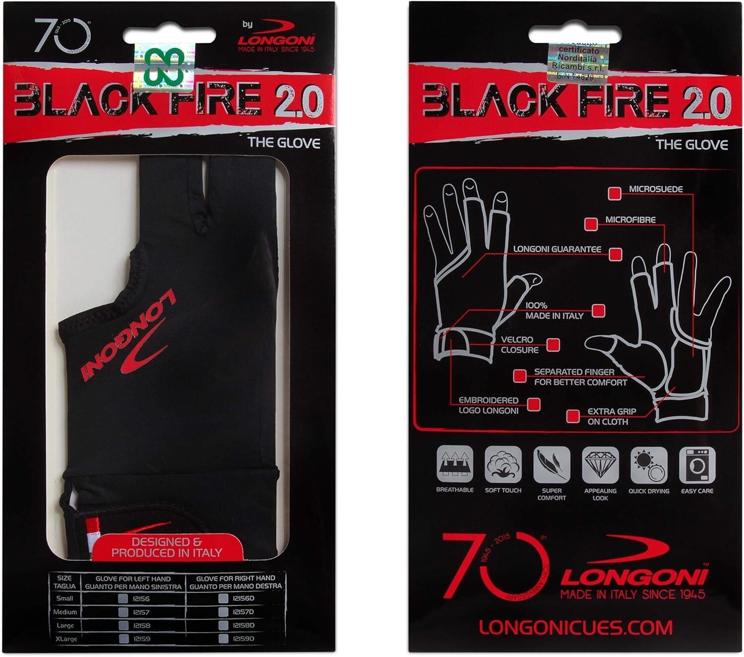 Black Adjustable Billiard Cue Glove for Enhanced Grip - Perfect for All Players