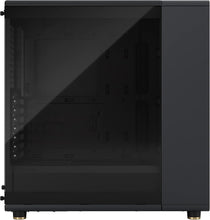 Load image into Gallery viewer, Stylish North Charcoal Black Tempered Glass Case - Customizable &amp; Efficient