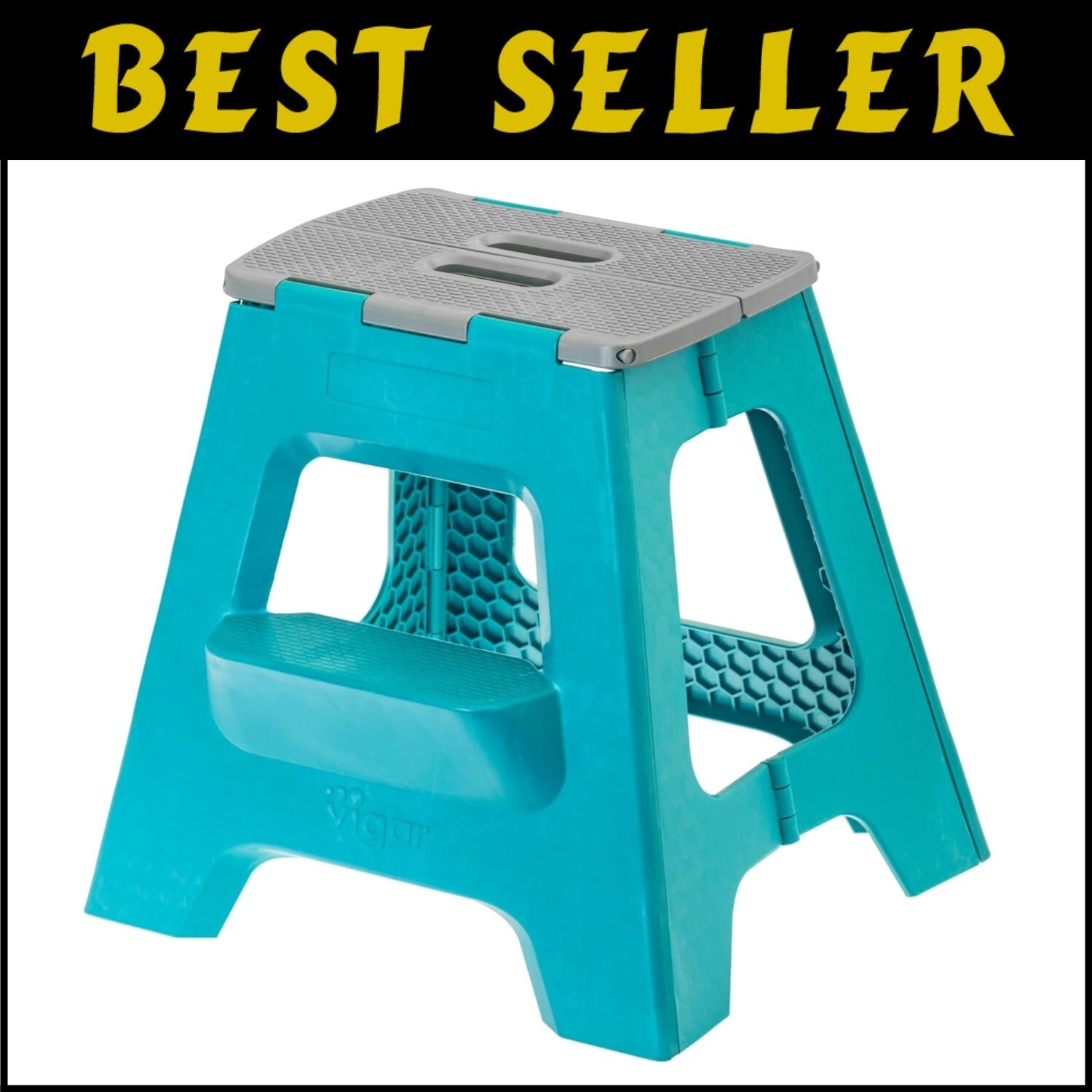 Multifunctional Lightweight Folding Step Stool - Ideal for Kitchen & Bathroom