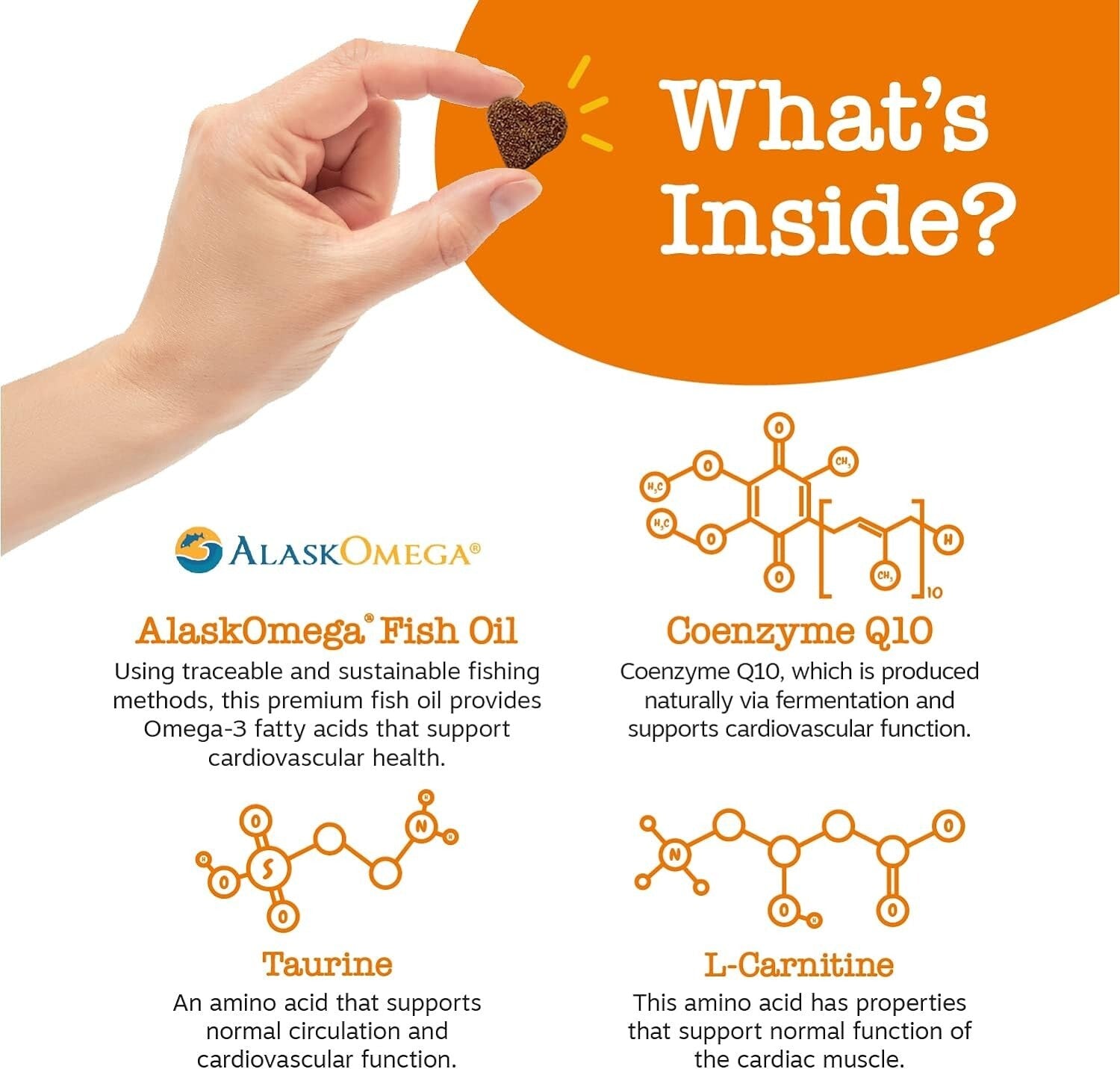 Cardiovascular Support for Dogs - Chewable Salmon Treats with CoQ10 & Omega-3