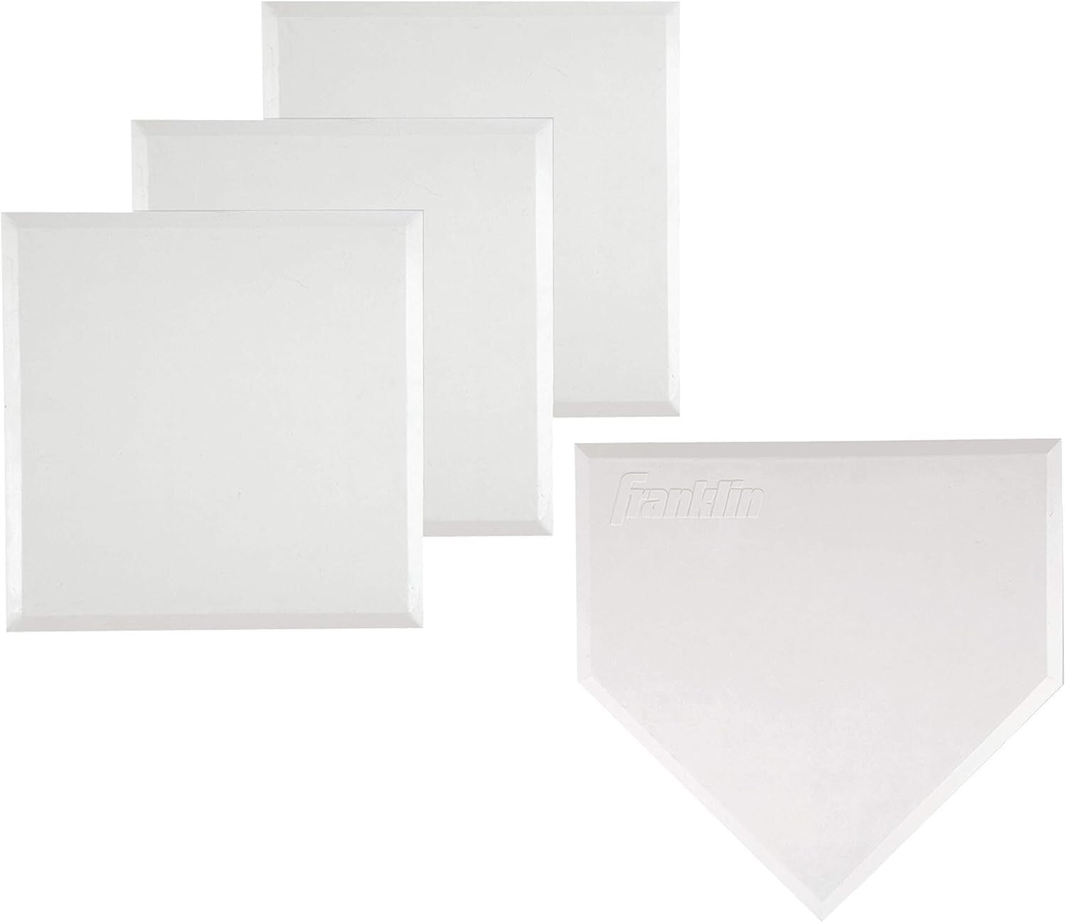 Lightweight Throw-Down Rubber Bases for Baseball, Softball, Kickball Training