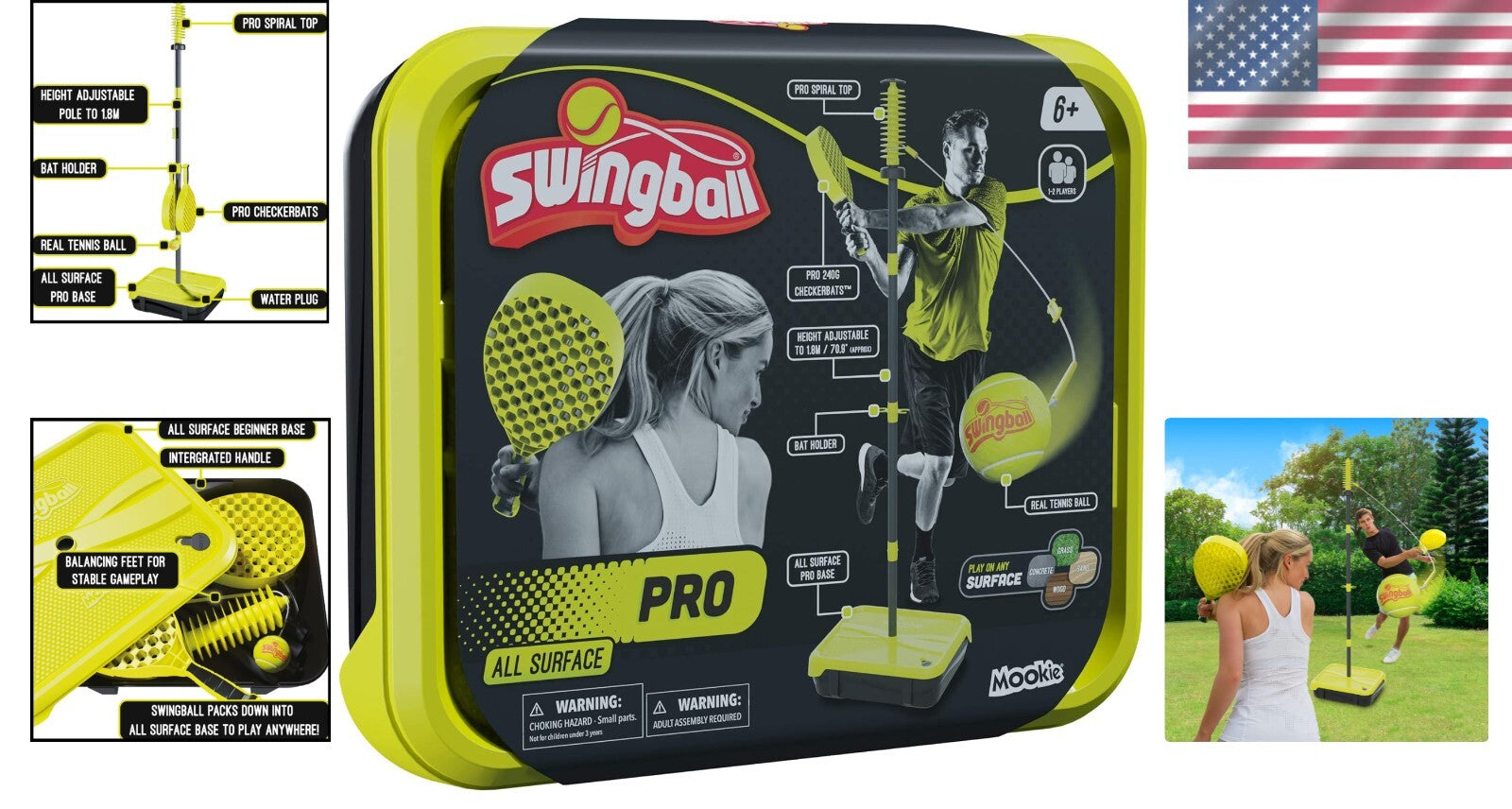 Faster Pro Version Tether Tennis: Ideal for Advanced Players - All Surfaces