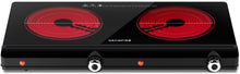 Load image into Gallery viewer, Efficient 2-Burner Portable Electric Cooktop - Safe &amp; Versatile Cooking