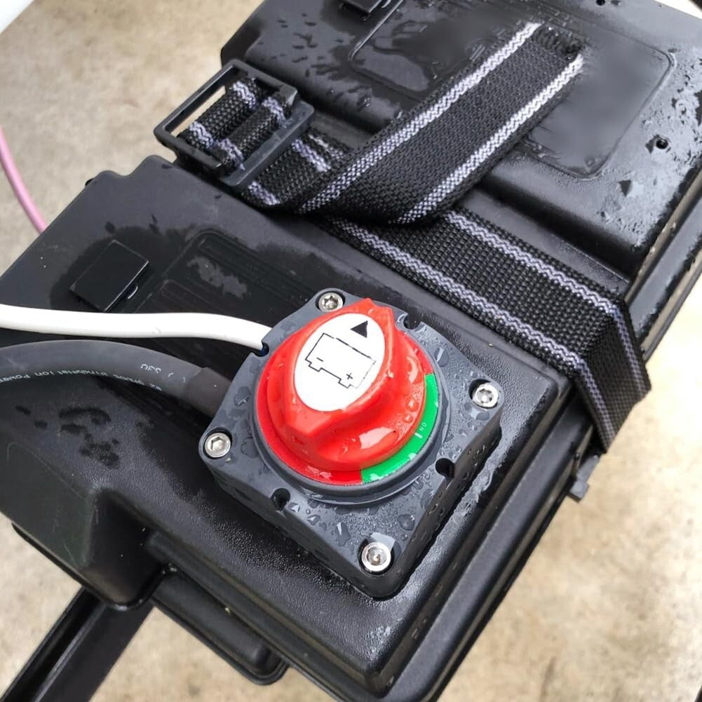 Heavy Duty Rotary Battery Master Cut Switch for 12-48V Marine & RV Applications