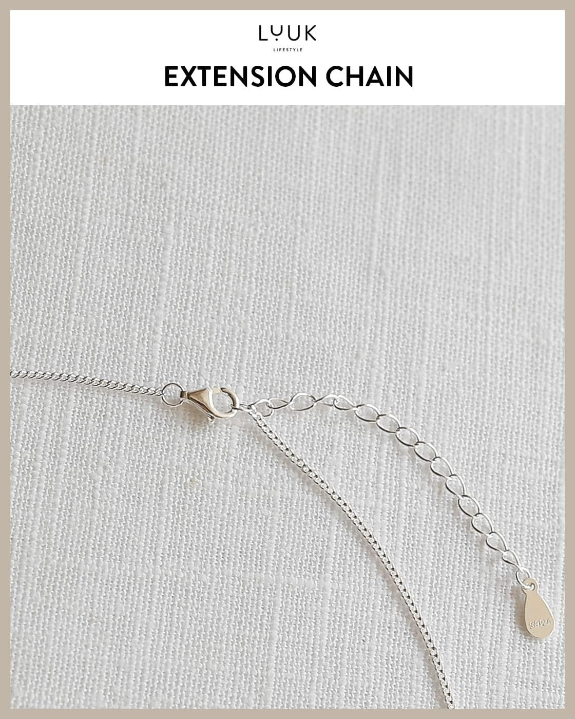 925 Sterling Silver Filigree Necklace with Lucky Clover Pendant - Adjustable 20"