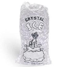 Load image into Gallery viewer, Eco-Friendly Disposable Plastic Ice Storage Bags 10 lbs with Cotton Drawstring