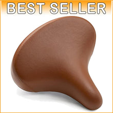 Load image into Gallery viewer, Universal Fit Memory Foam Cruiser Saddle - Comfortable &amp; Stylish for All Riders