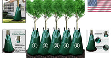 Load image into Gallery viewer, Efficient 20 Gallon PVC Tree Watering Bags - Reusable Drip Irrigation Set of 5