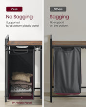 Load image into Gallery viewer, Elegant Laundry Sorter with Removable Bags and Sturdy Metal Frame - 24.2 Gallon