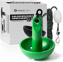 Load image into Gallery viewer, Compact 8-Lb Mushroom Anchor with Snap Hook &amp; 25 Ft Rope - Perfect for Kayaking