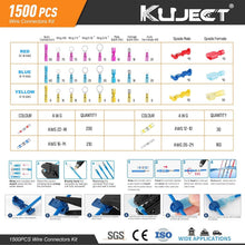 Load image into Gallery viewer, 1500PCS Waterproof Heat Shrink Wire Connectors for Marine and Automotive Use
