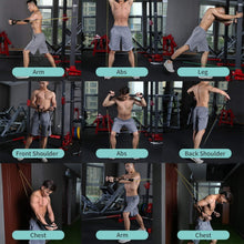 Load image into Gallery viewer, Adjustable Resistance Bands Set with Handles - 10-150 lbs Portable Gym Equipment