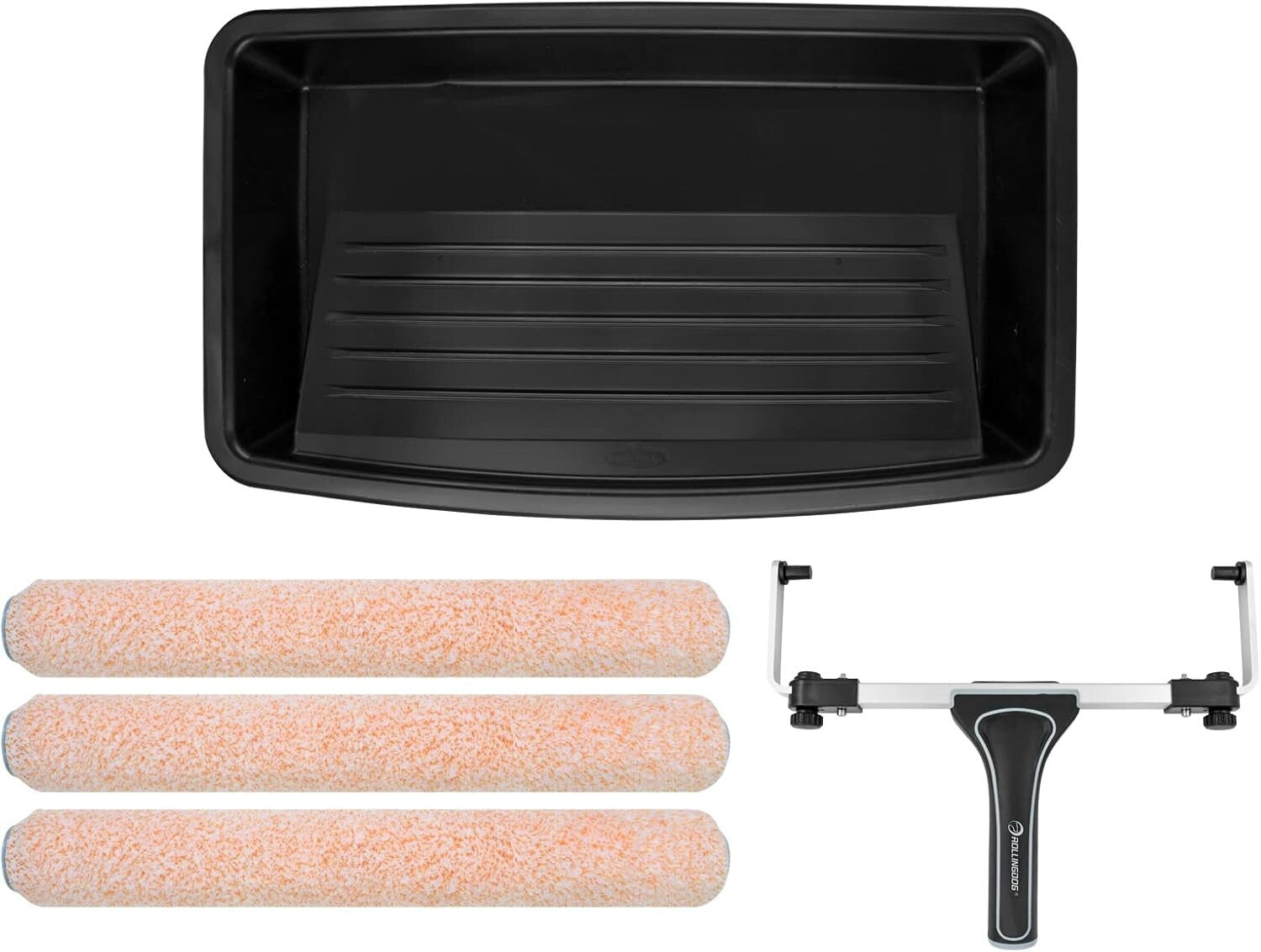 Adjustable 12-18" Paint Roller Set with Tray – Perfect for High Walls & Ceilings