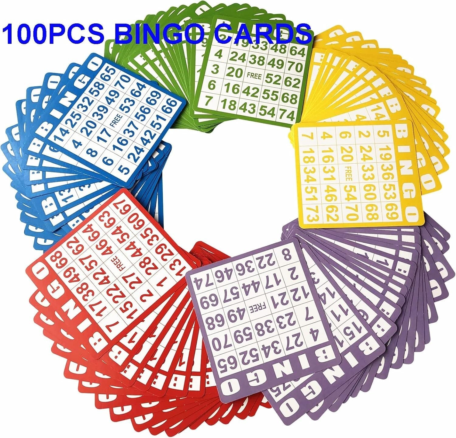 Ultimate 11" Bingo Game Set with 500 Chips, 100 Cards, and Durable Cage