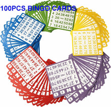 Load image into Gallery viewer, Ultimate 11" Bingo Game Set with 500 Chips, 100 Cards, and Durable Cage