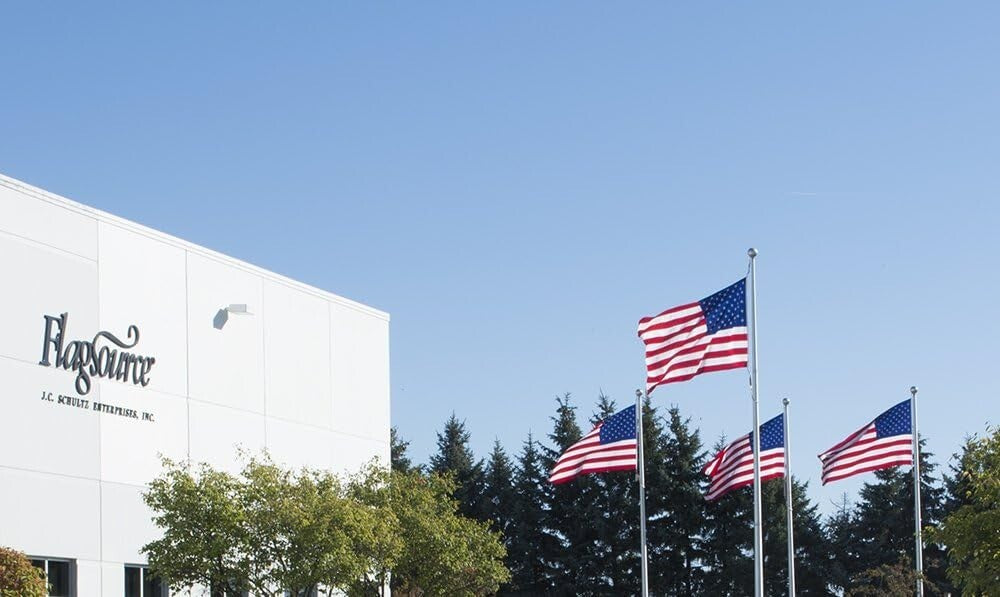 Heavy-Duty 3x5 Nylon Flag - God Bless America, Perfect for Outdoor Display