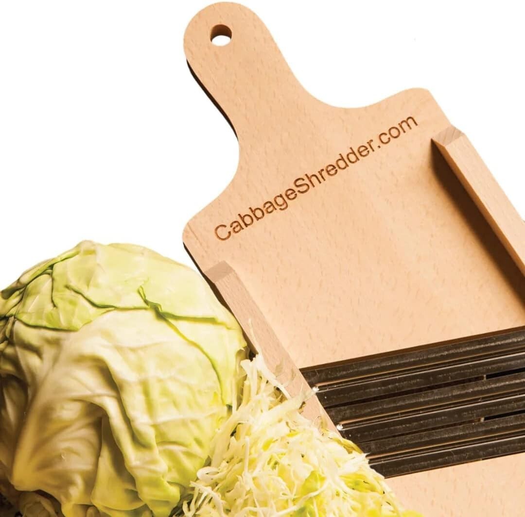 Fast Vegetable Cutting with Three Blades: Wooden Slicer for Healthier Meals