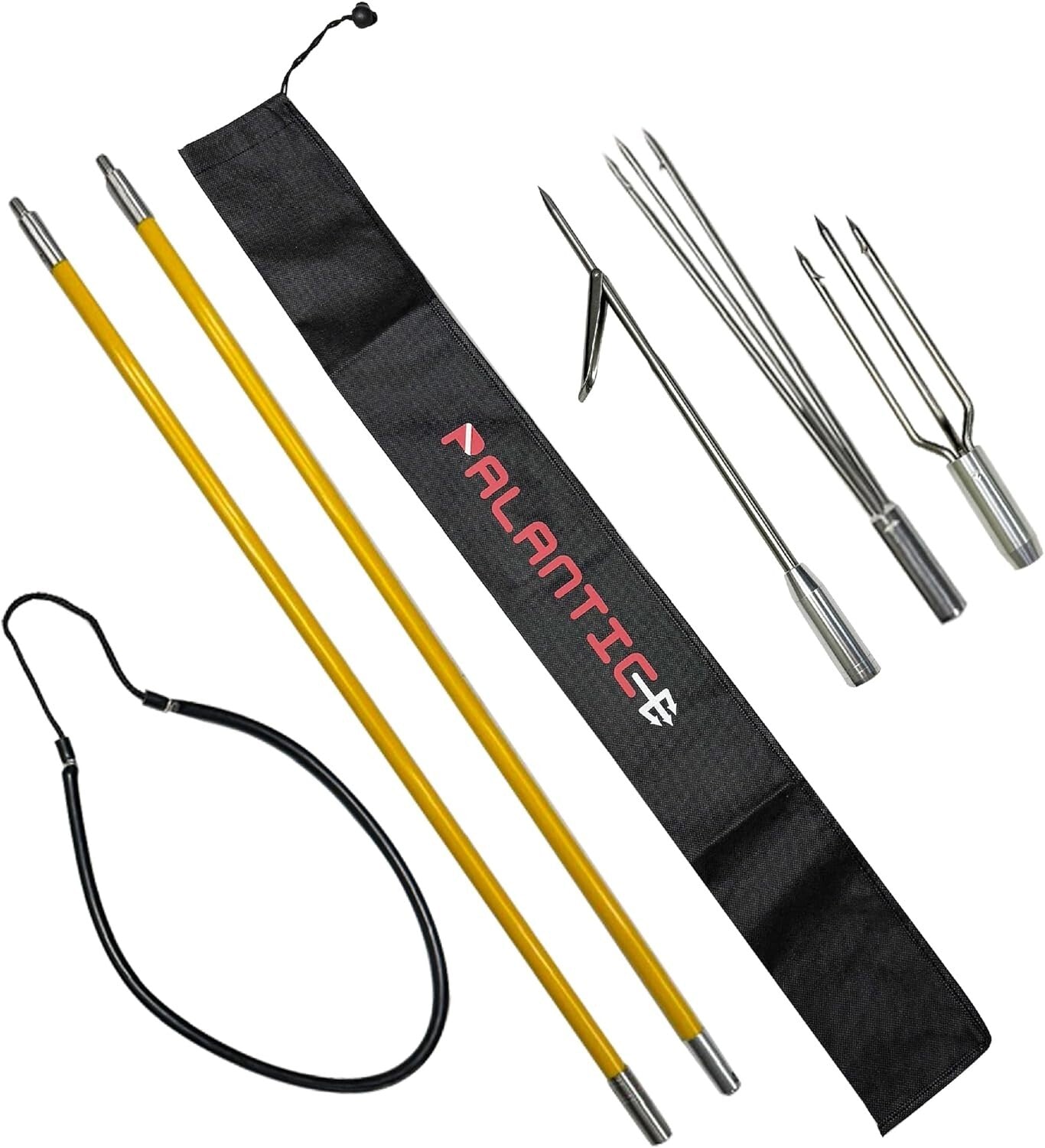 Effortless Spearfishing: 5' Travel Pole with 12" Paralyzer & Easy-Handle Design