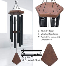 Load image into Gallery viewer, Elegant 30" Indoor/Outdoor Wind Chimes - Musical Home Decoration with Beech Wood