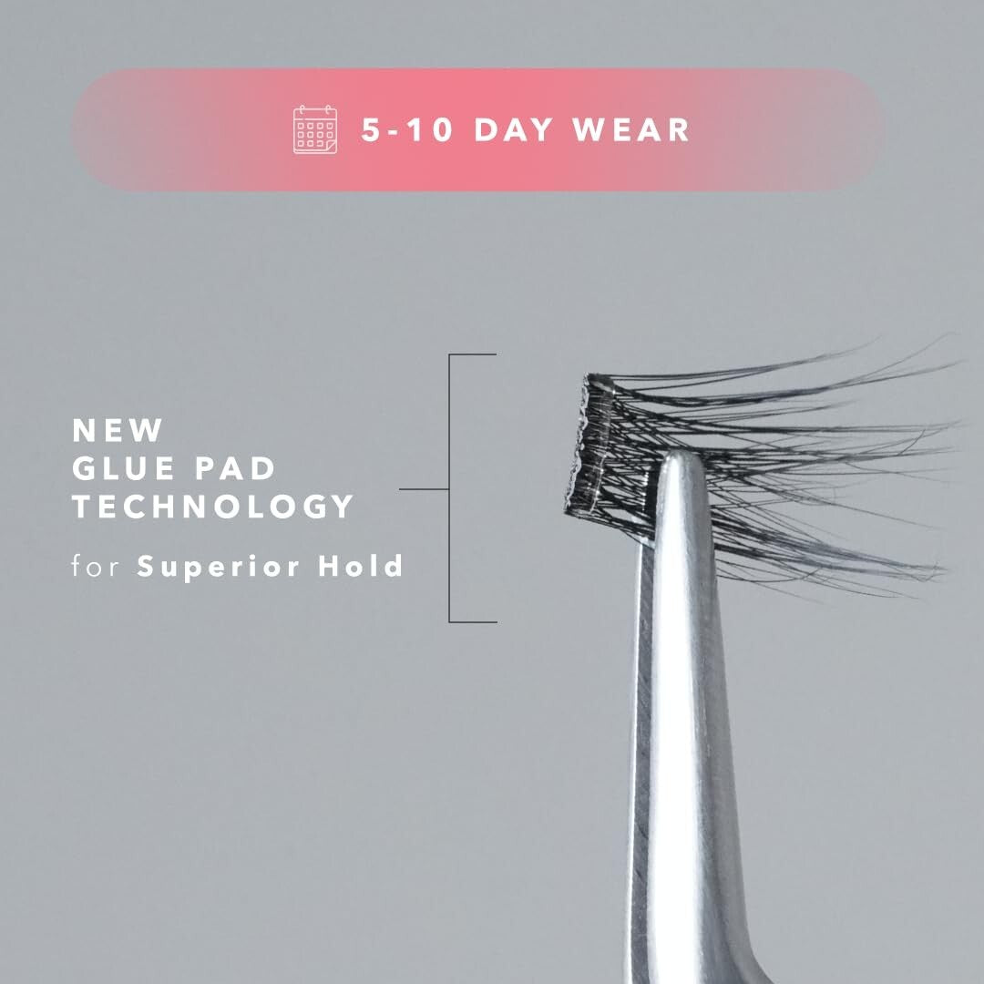 Cruelty-Free DIY Lash Clusters: Natural Look with Fast Application - Pack of 60