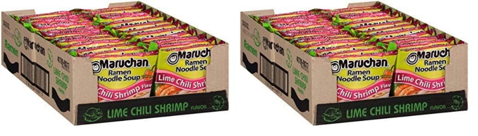 Convenient 48 Units of Ramen Lime Chili Shrimp Flavor - Ideal for Students
