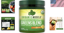 Load image into Gallery viewer, Organic Super Greens Powder with Probiotics - 30 Servings for Daily Energy Boost