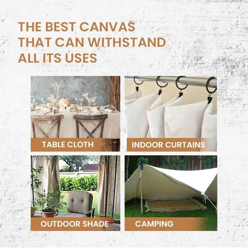 Machine Washable Canvas Drop Cloth Twin Pack 9'x12' for Floors & Furniture