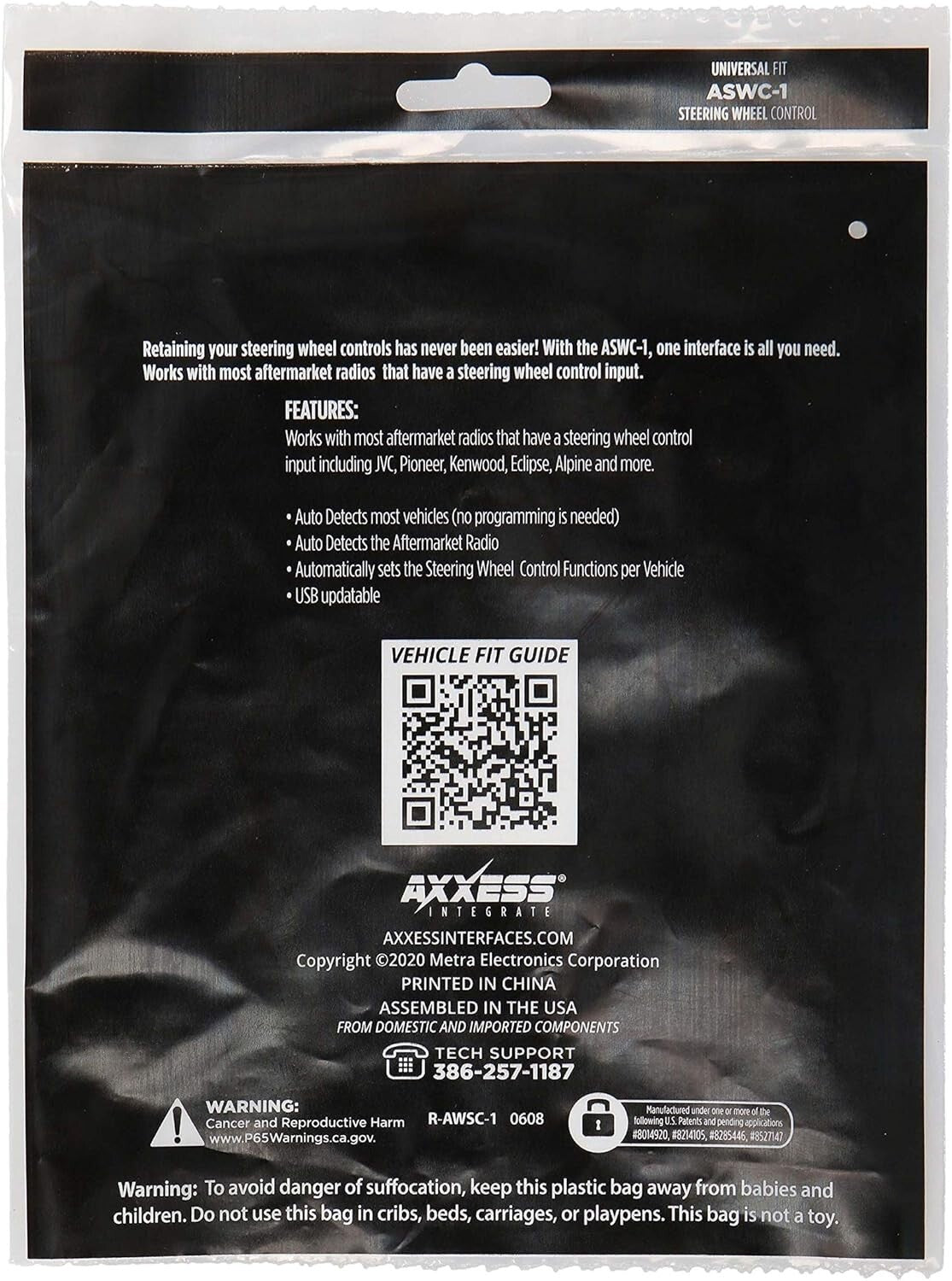 Compact Wireless Steering Wheel Control Interface – Compatible with All Radios