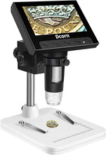 Load image into Gallery viewer, 10X-1000X Digital Microscope with 4.3" LCD for Coin Collection &amp; Observation