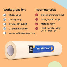Load image into Gallery viewer, Easy-to-Use 24" x 100' Paper Transfer Tape - Perfect for Cricut &amp; Silhouette
