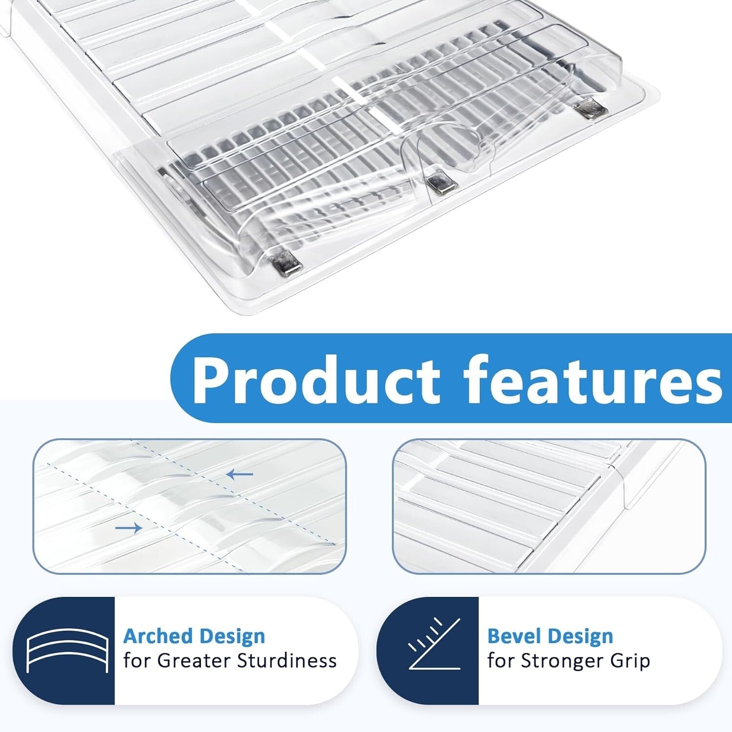 Adjustable Air Flow Deflector for Under Furniture, 17"-33" - 2 Super Duty Units