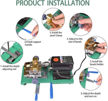Load image into Gallery viewer, Precision Pearl Holing Machine - Complete 280W Jewelry Driller Set for Designers