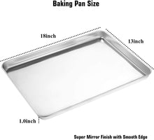 Load image into Gallery viewer, Versatile Stainless Steel Baking &amp; Cooling Rack Set - Perfect for Any Oven