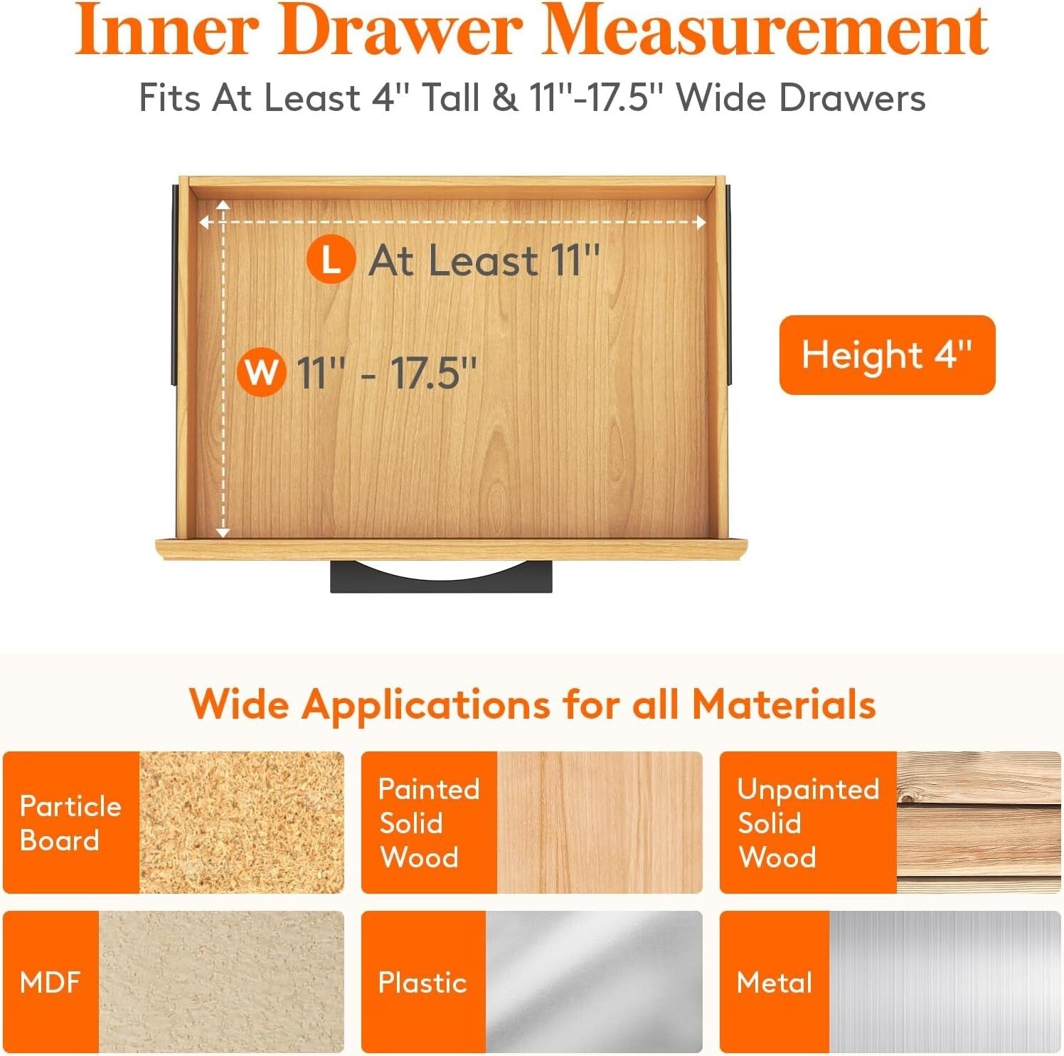 Expandable 10 Pack Drawer Dividers 4" High for Versatile Organizing Solutions