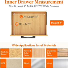 Load image into Gallery viewer, Expandable 10 Pack Drawer Dividers 4" High for Versatile Organizing Solutions