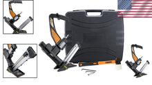 Load image into Gallery viewer, Pneumatic 3-in-1 Flooring Nailer/Stapler for 15.5 &amp; 16-Gauge Installation, Black