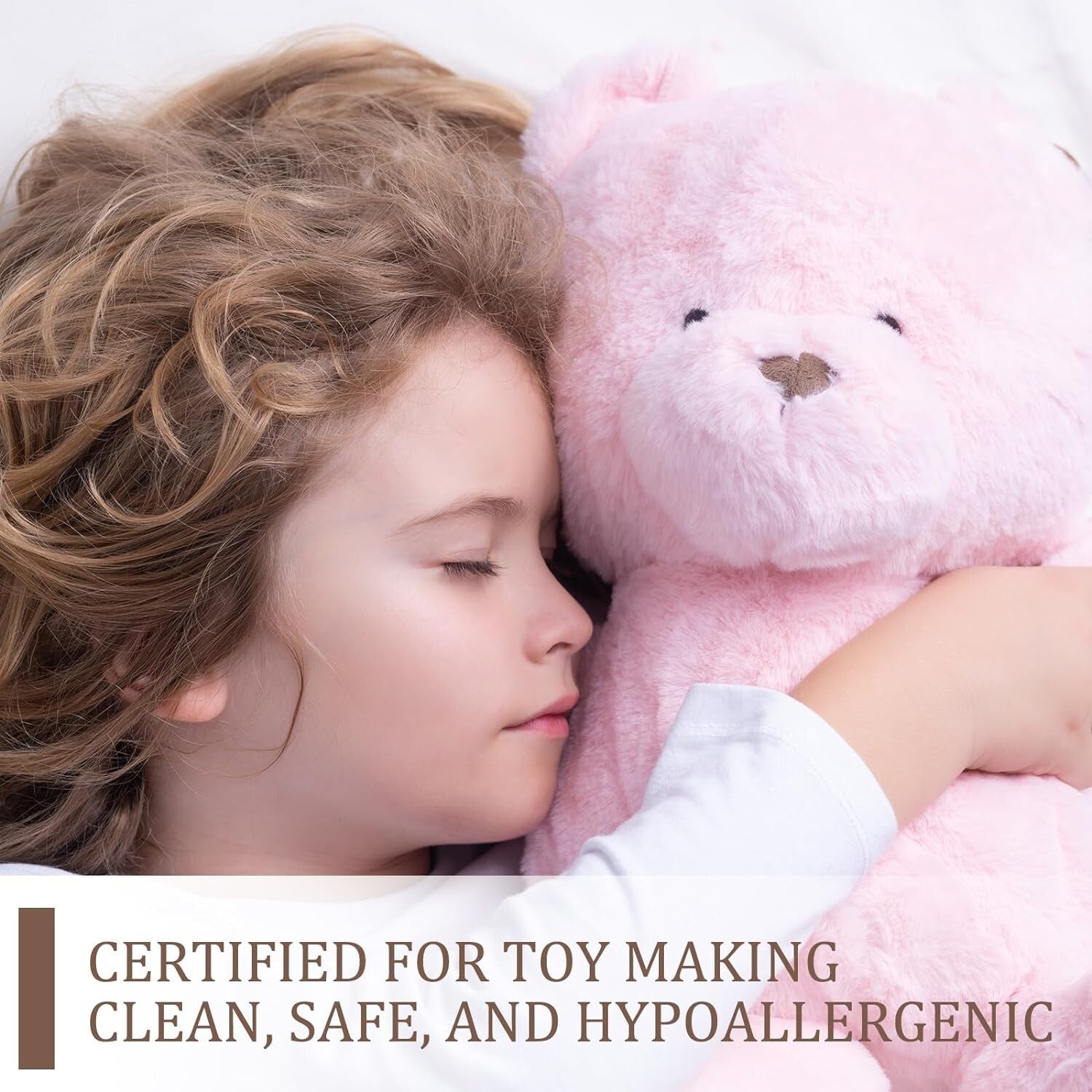 Pure White Cotton Fiber Filling - Ample 4.4 lb Pack for Stuffed Animals & Crafts