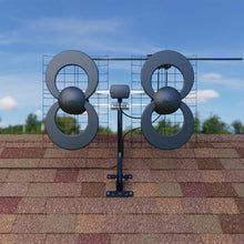 Load image into Gallery viewer, Indoor/Outdoor 4V TV Antenna - 70+ Mile Range - High Gain, Enhanced Connectivity