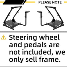 Load image into Gallery viewer, Adjustable Racing Steering Wheel Stand with Shifter Mount - Space-Saving Design