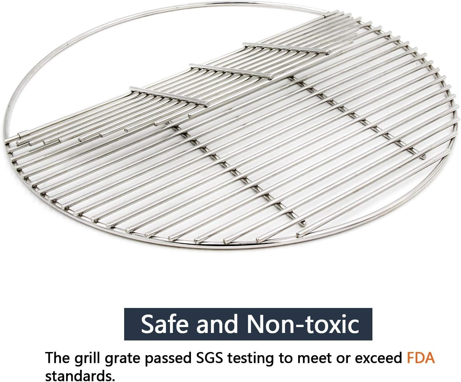 Durable Stainless Steel Grill Grates 18.5" for Char-Griller & Vision Grills