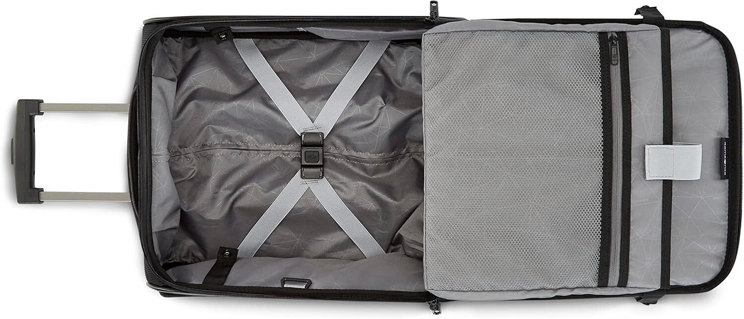 Ascella 3.0 Expandable Spinner Luggage with USB Charging and Organization, Black