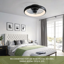 Load image into Gallery viewer, Elegant 20'' Smart Ceiling Fan with Dimmable LED Lights – Remote &amp; App Control