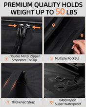 Load image into Gallery viewer, Large Waterproof Art Portfolio Bag 35x43 Inches with Adjustable Shoulder Strap